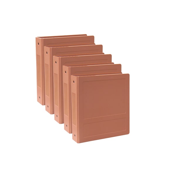 2 Inch Side Open 3 Ring Binder In Sienna, PK5